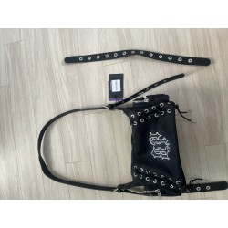 블랙퍼플 숄더백