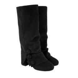 포어링 모카 버튼 부츠 MOCHA BUTTON BOOTS 블랙 230